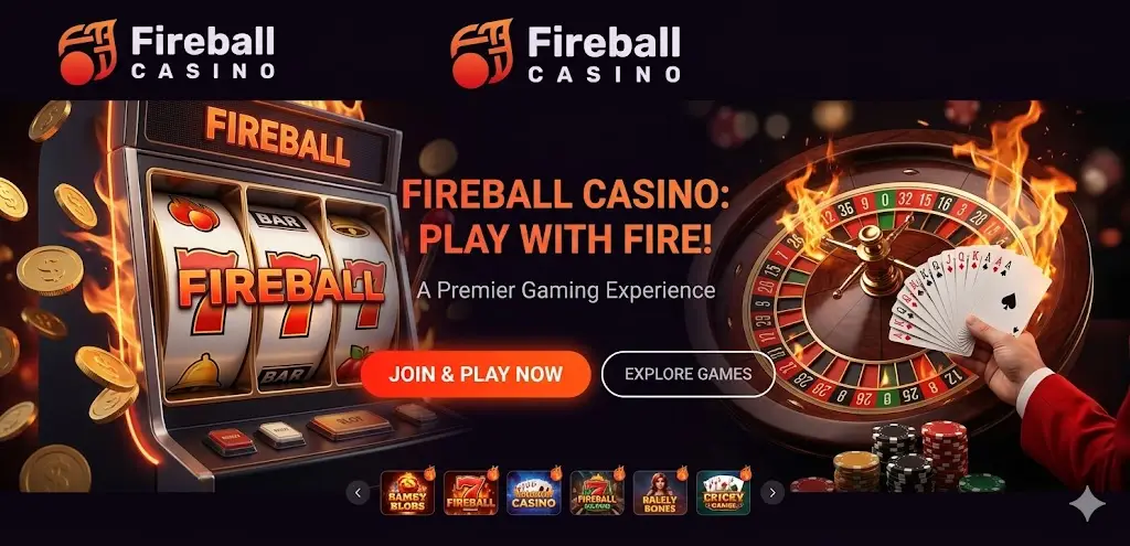Fireball Casino Magyarország főoldal áttekintés